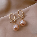 Elegant Pearl Drop Earrings