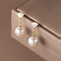 Vintage Silver Pearl Earrings